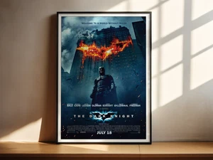 Batman “The Dark Knight” Movie Poster Print – Glossy Wall Art | A2 · A3 · A4 Siz - Picture 1 of 11