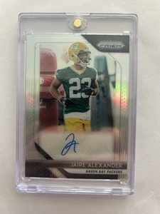 2018 PANINI PRIZM JAIRE ALEXANDER SILVER HOLO PRIZM REFRACTOR AUTO - Picture 1 of 2