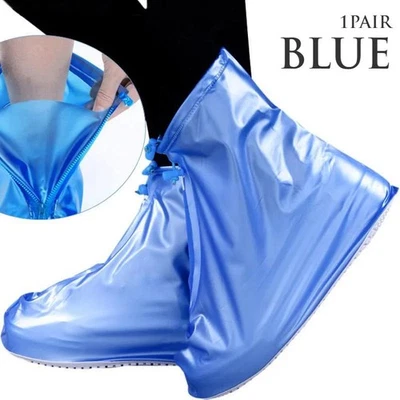 NOVA Bota de Chuva Reutilizável de Silicone Impermeável Antiderrapante para Homens Mulheres - Imagem 1 de 4