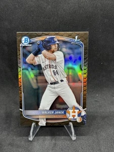 Walker Janek 2025 Bowman Chrome Baseball 1st Reptilian Refractor BCP-15 Astros  - Picture 1 of 10
