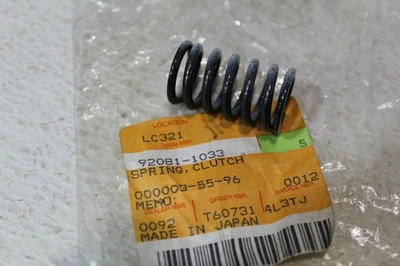 Nuevo de Lote Original Kawasaki Embrague Sping 1973-2000 KX500 VN750 KZ400 KZ650 PIEZA #92081-1033 Foto 1 de 4