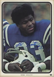 Eddie Hinton Baltimore Colts Wide Receiver 1969-72 Autographed 8x10 Photo SB V - Picture 1 of 1