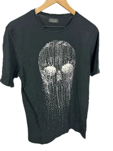 Zara Skull Design T-Shirt - Picture 1 of 3