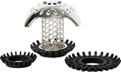 SinkShroom Ultra Revolutionary Bathroom Sink Drain Protector, Stainless Steel  - Image 1 of 4