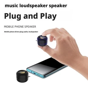 NEW Portable Mini Speaker USB Small Speaker with 3.5mm Aux Input Jack L5T4 - Picture 1 of 12