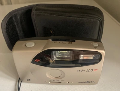 Minolta Vectis 100 BF Compact APS Point And Shoot FilmCamera withCase TESTED - Image 1 of 4