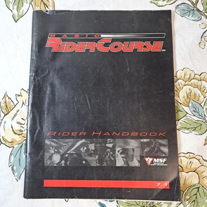 Motorcycle Basic Rider Course Rider Handbook MSF - Motorcycle Safety Foundation - Picture 1 of 11