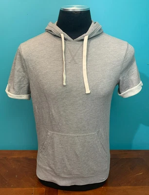 Urban Pipeline Men's Short Sleeve Hoodie - Size Medium, Gray & White - Image 1 of 4