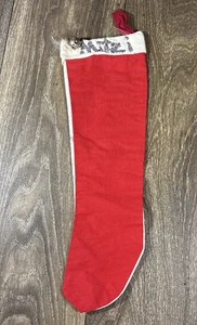 Medias de tela vintage hechas a mano de Navidad MITZI - Imagen 1 de 8