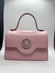 BNWT Versace Small Shoulder Bag Calf Leather Pink - Picture 1 of 6