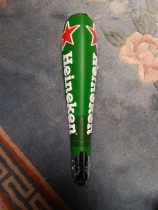 Heineken Red Star Bier Bar Zapfhahn Griff grün rot, 11 Zoll - Bild 1 von 6