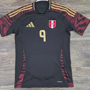 2024 Adidas Peru Away Soccer Jersey Paolo Guerrero Men S World Cup Conmebol - Picture 1 of 2