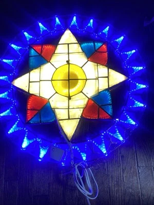 Christmas Capiz Parol LED Lantern Filipino 2024 FE08 size 24” US Seller 🇺🇸 - Image 1 of 4