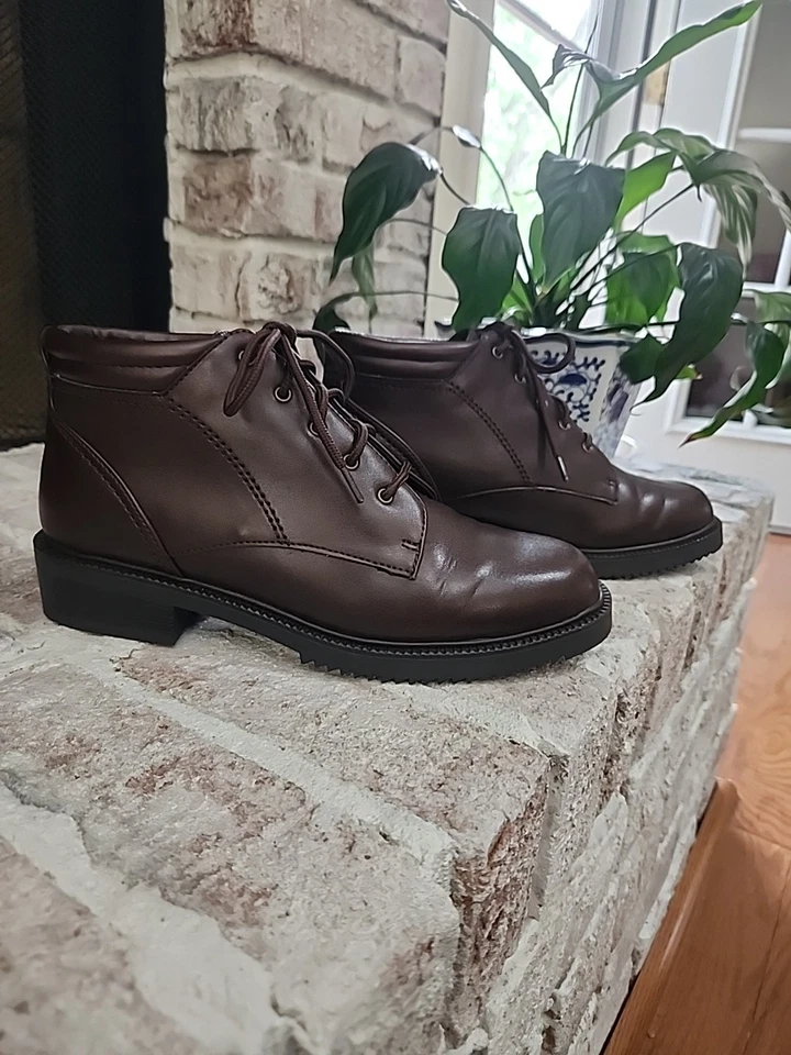 Botas Danelle Mujer 8.5M Cuero Marrón "Gloria" Foto 1 de 3