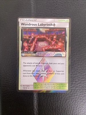 POKÉMON WONDROUS LABYRINTH 158/181 RARE HOLOFOIL PRISMA STAR TEAM UP - German! - Image 1 of 2