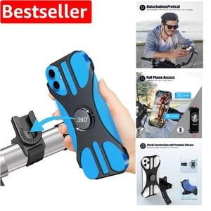 Universal Bicycle & Motorcycle Phone Mount - Adjustable & Tool-Free Installation - Picture 1 of 9
