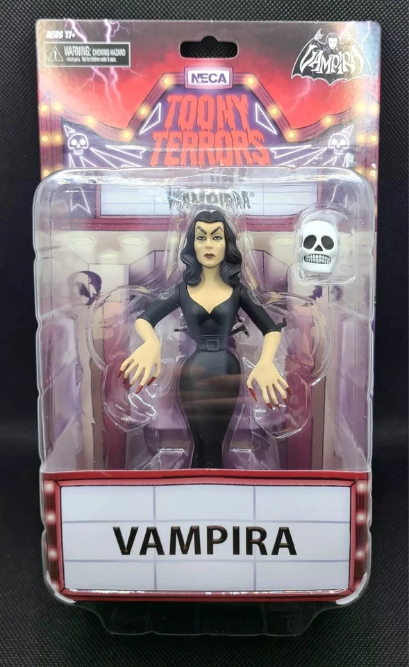 Vampira Fig 15 Cm Plan 9 from Outer Space Toony Terrors Neca - Imagen 1 de 2