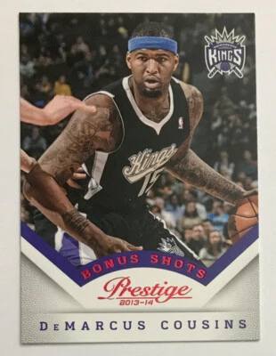 2013-14 Panini Prestige Basketball DeMarcus Cousins Kings Bonus Shots Red #36! - Image 1 of 2