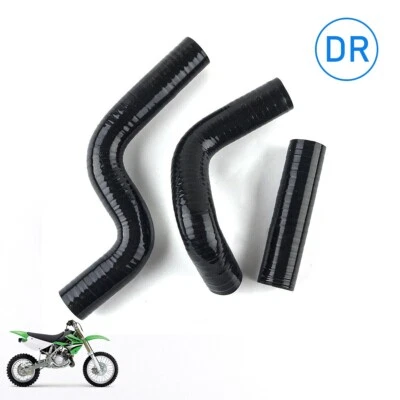 Manguera de radiador negra para Kawasaki KX80 KX85 KX100 1998-2013 2012 2011 2010 1999 Foto 1 de 4