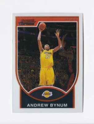 2007-08 Bowman Cromo Baloncesto Singles Lista de Selección Warriors Lakers Suns Knicks Foto 1 de 2