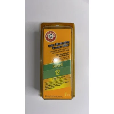 BISSELL 12 Vacuum Filter Odor Eliminating ARM & HAMMER Powerforce Turbo 62656 - Image 1 of 3