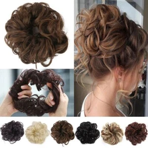 Synthétique Chignon élastique Courant ascendant Chignon Pince à cheveux - Foto 1 di 28