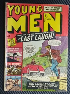 "Cómic interestatal de Young Men 1957 #7 ""The Last Laugh" - Imagen 1 de 3