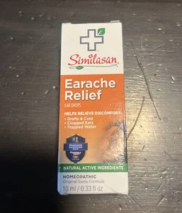 Similasan Earache Relief Ear Drops 10 ml (0.33 oz) Natural Homeopathic Chamomile - Picture 1 of 1