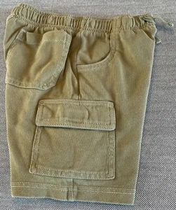 2007 GYMBOREE BOYS Summer Stock Up Pull-On Cargo Pocket Knit Shorts 5 Yrs Olive - Picture 1 of 4
