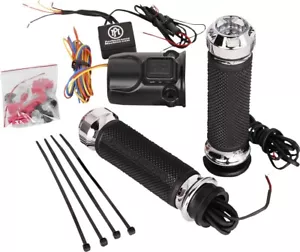 FLTRX TBW Heated Grips Apex - Chrome Performance Machine 0063-2095-CH - Picture 1 of 1