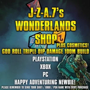 PS/XBOX/PC Tiny Tina's Wonderlands TRIPLE INMERSIÓN DAÑO ASCENDIDO CONSTRUCCIÓN DIOS MOXSY - Imagen 1 de 4