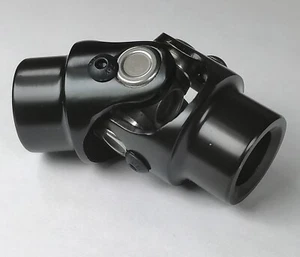 3/4" Round x 3/4" Round Black Steering U Joint Coupler Universal 1 Pcs New - Picture 1 of 2