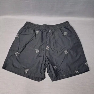 Urban Outfitters Mens Gray Casual Elastic Waist Shorts Butterfly Embroidery M - Picture 1 of 11