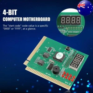 4-Digit PC Analyzer Diagnostic Post Card Motherboard Fault Tester for ISA - Bild 1 von 7