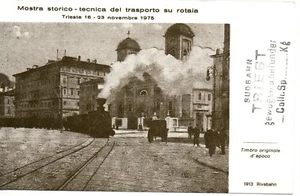 TRS 28 1975 MOSTRA DEL TRASPORTO SU ROTAIA Trieste - Treno sulle Rive - non VG - Imagen 1 de 1