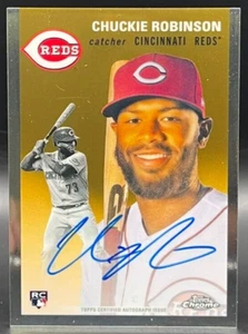 CHUCKIE ROBINSON RC Auto 2023 Topps Chrome Platinum Anniversary Autograph CPA-CR - Picture 1 of 2