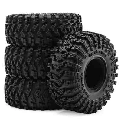 Neumático de goma 120 mm 1,9" para coche sobre orugas 1/10RC Axial SCX10 II III Capra Foto 1 de 4