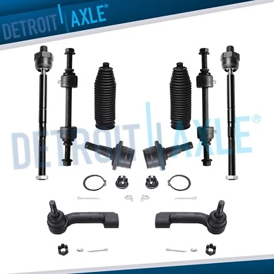 Kit de bota rótula Tierod barra estabilizadora delantera para Ford F-150 2009-2014 4x4 sin Raptor Foto 1 de 4