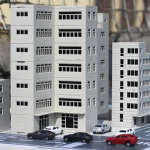 1:100 Outland Models Railway Scenery City Office Architecture Model For Gundam - Picture 1 of 34