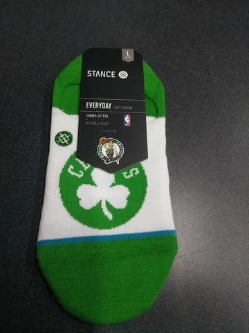 Stance NBA Boston Celtics Mens Invisible Socks L 9-12 Cover