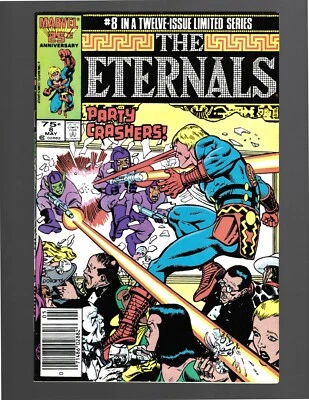 Eternals #8 Newsstand Variant (Marvel Comics May 1986) VF+ - Image 1 of 3