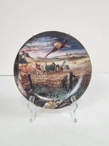 Plato Danbury Mint "Cosecha de otoño" Charles Friday VIDA EN LA GRANJA John Deere - Imagen 1 de 6