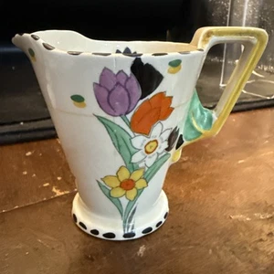 burleigh ware Art Deco crema floreale 3 1/2 pollici - Foto 1 di 9
