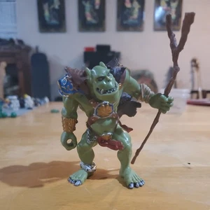 Figura de acción de fantasía troll guerrero ogro orco verde papo 2002 Schleich vintage - Imagen 1 de 3