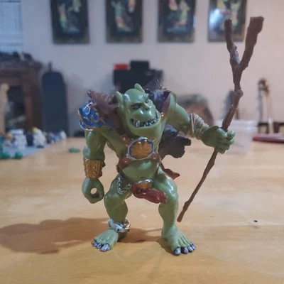 Figura de acción de fantasía troll guerrero ogro orco verde papo 2002 Schleich vintage  Foto 1 de 3