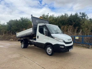2018 18 Iveco daily 35-140 EURO6 ULEZ MWB TIPPER BODY TRUCK 76,000 Miles NO VAT - Picture 1 of 23