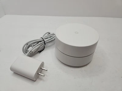 Google Home Nest Wifi AC-1304 Mesh Router & AC Adapter Bundle | Tested & Reset - Image 1 of 3
