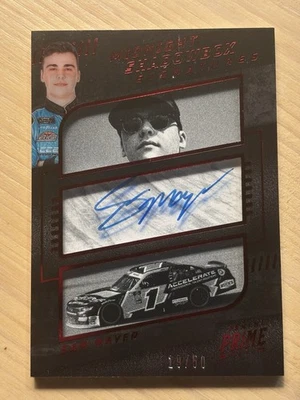 2023 Panini National Treasures Prime Midnight Shadowbox Auto 19/50 Sam Mayer - Image 1 of 2
