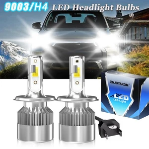 H4 9003 LED Headlights Bulbs For Toyota Hilux 2005-2019 High Low Beam Kit White - Picture 1 of 11