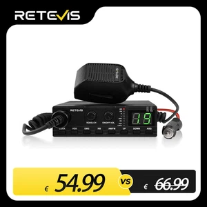 Radio móvil Retevis MB62 40 canales 4W CB AM/FM canal 9/19 - Imagen 1 de 10